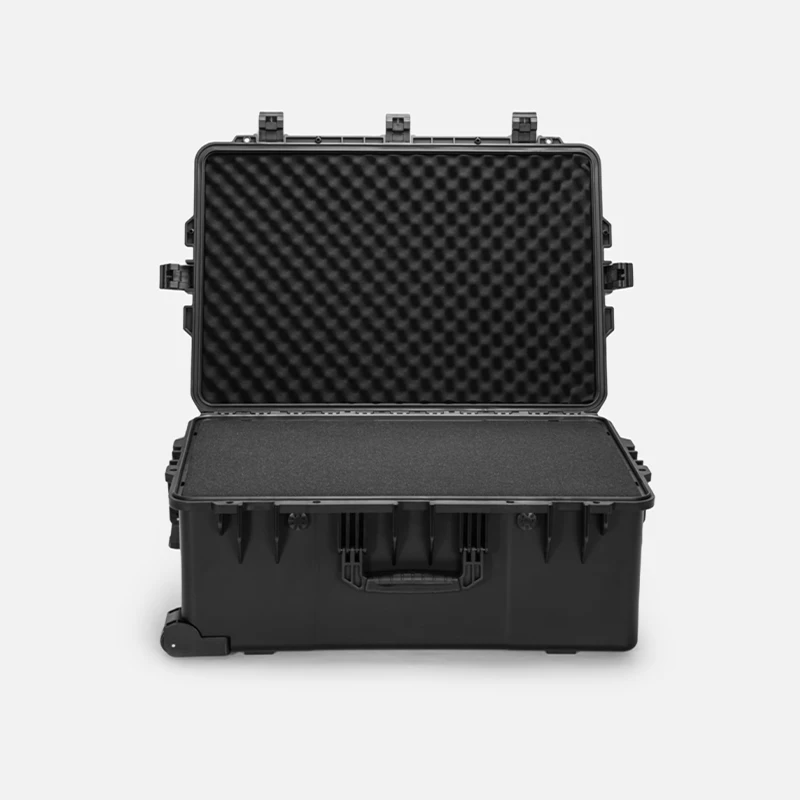 217X Waterproof Shockproof Rugged Rolling equipment case Heavy Duty Tool Box DJ Flight Case with Wheels