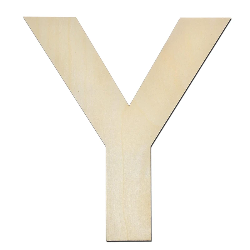 New creative DIY wooden capital letters, fashion simple home decoration accessories shooting props, wooden wall letter ornaments