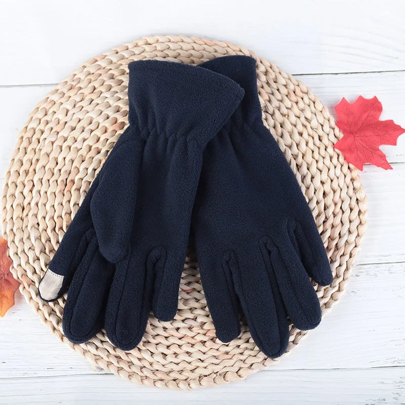 High Quality Outdoor Ski Sports touch screen Fleece Gloves Winter Warm Polar Fleece Gloves