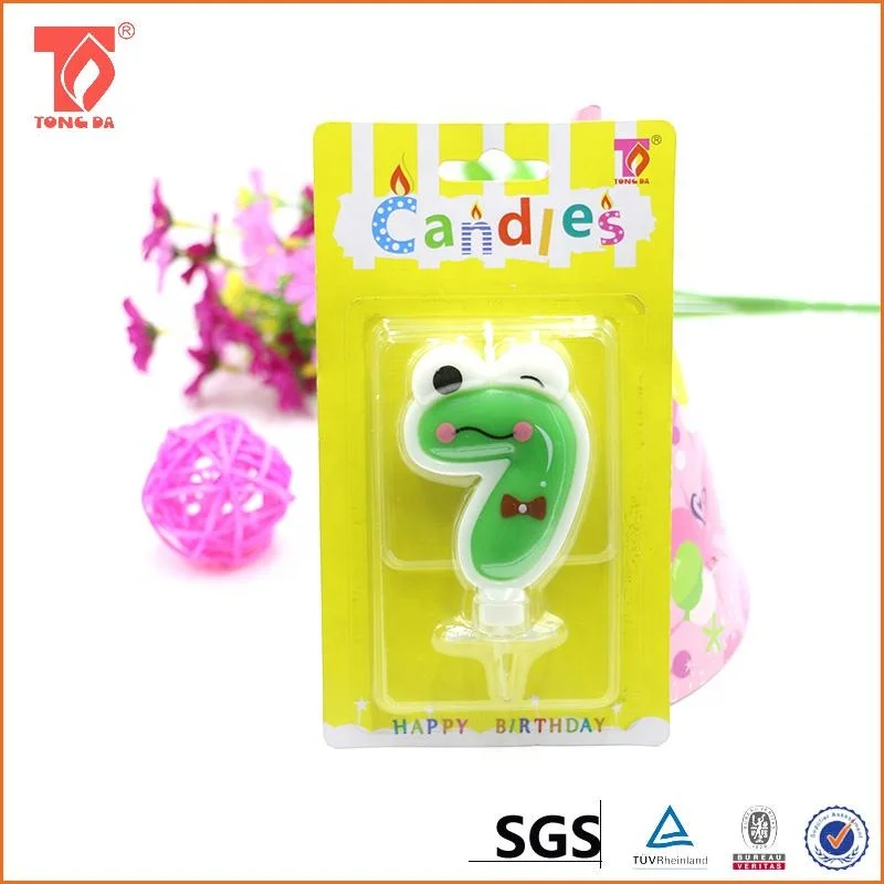 Birthday Cake Candle Number 0-9 Cupcake Topper