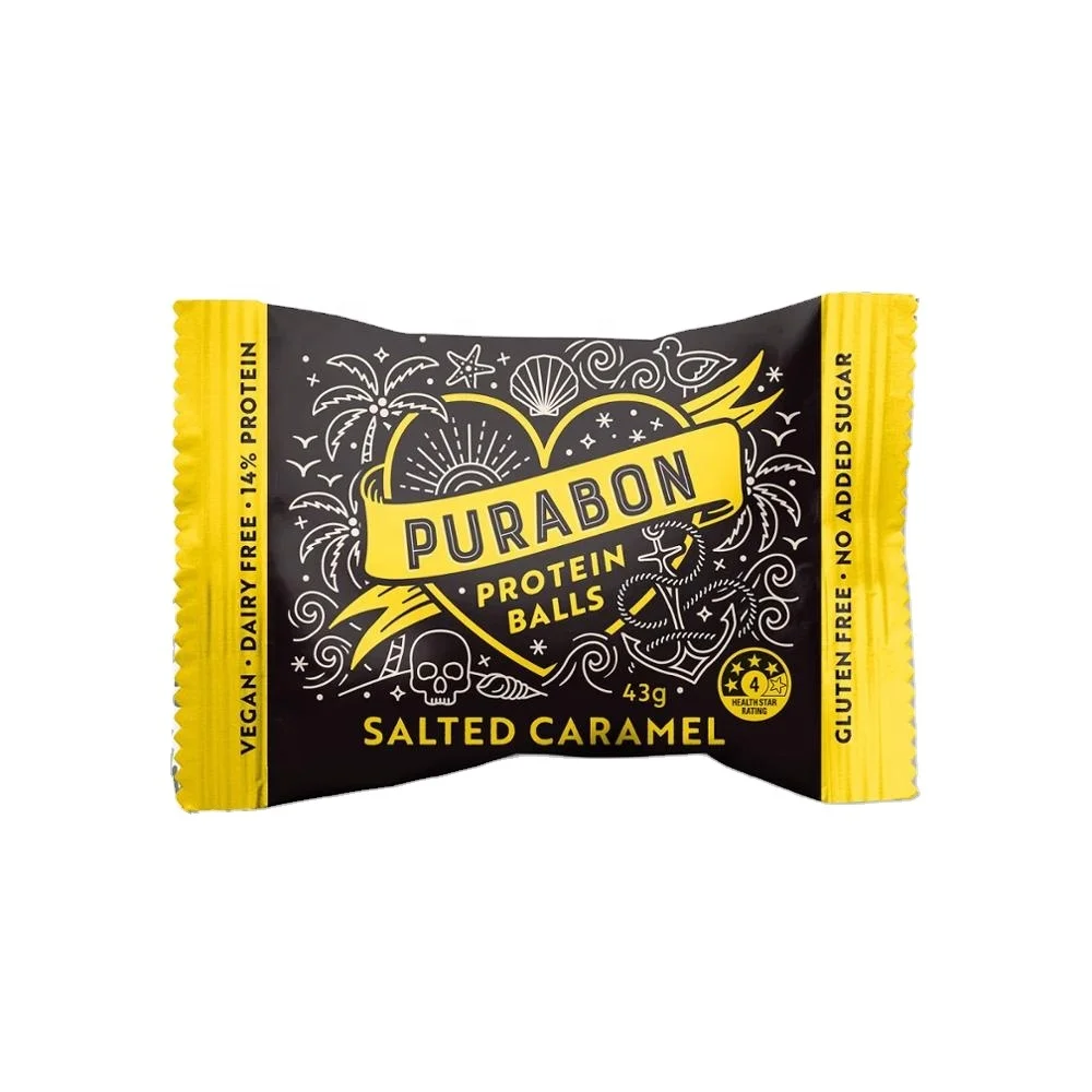 Пользовательская торговая марка, майларовый пластиковый протеиновый шар, Пищевые Упаковочные пакеты, печать