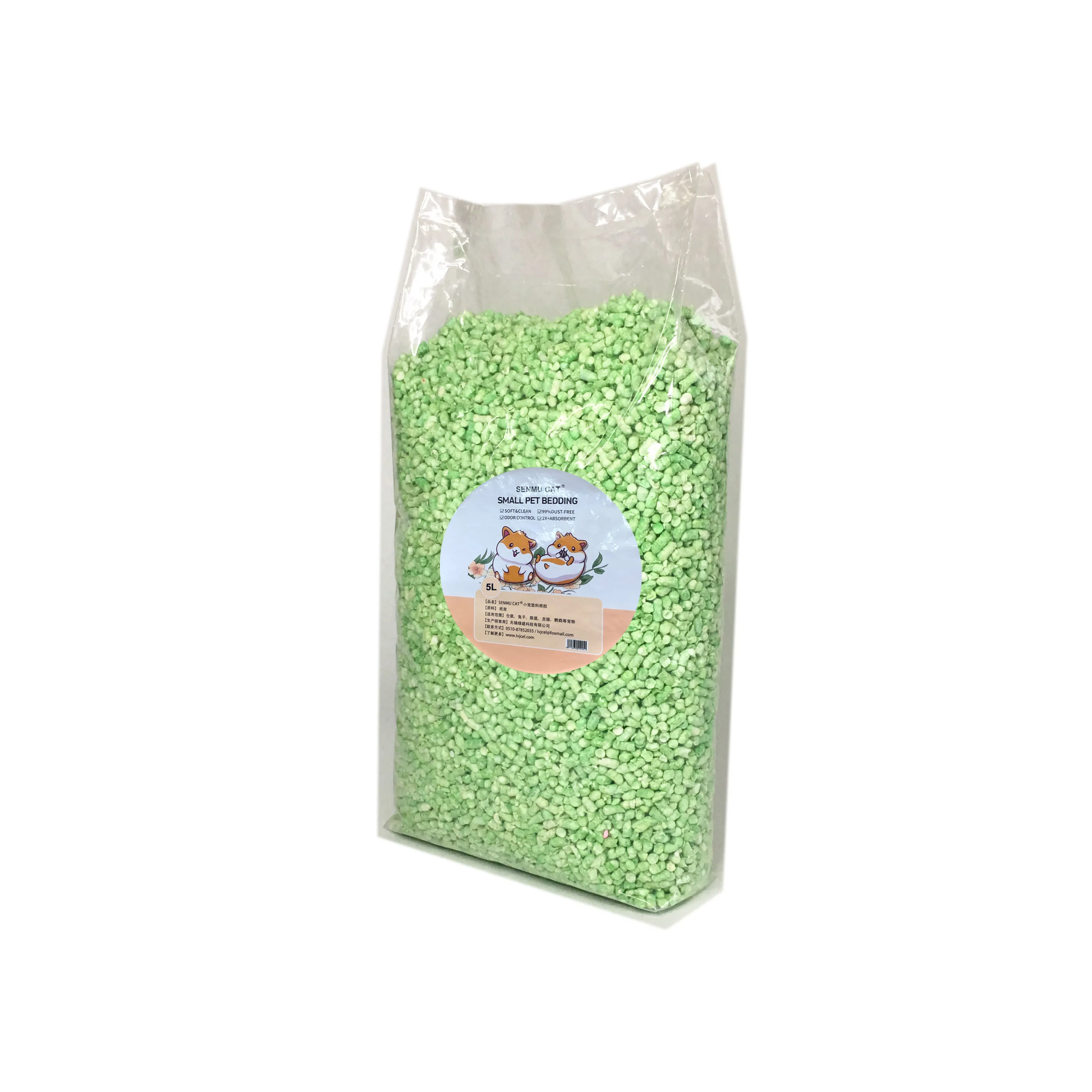 Wholesale Customisable  Environmentally Friendly Paper Material Dust-free Hamster Guinea Pig Bedding