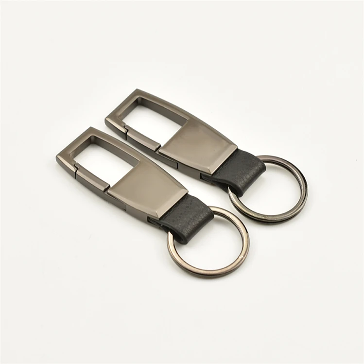 Car logo keychain leather metal Keyring For bmw m mercedes amg audi sline s line