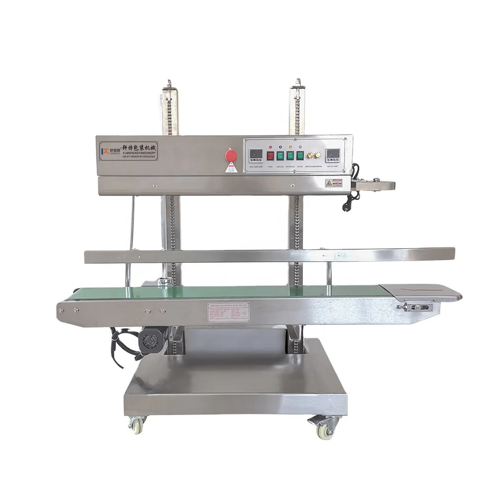 Model CBS1100V Plastic Bag Sealing Machine Vertical Continuous Band Machine