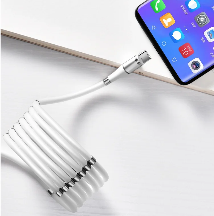 
OEM LOGO Super Intelligent Charging Data Cable Magnetic USB Data Cable 