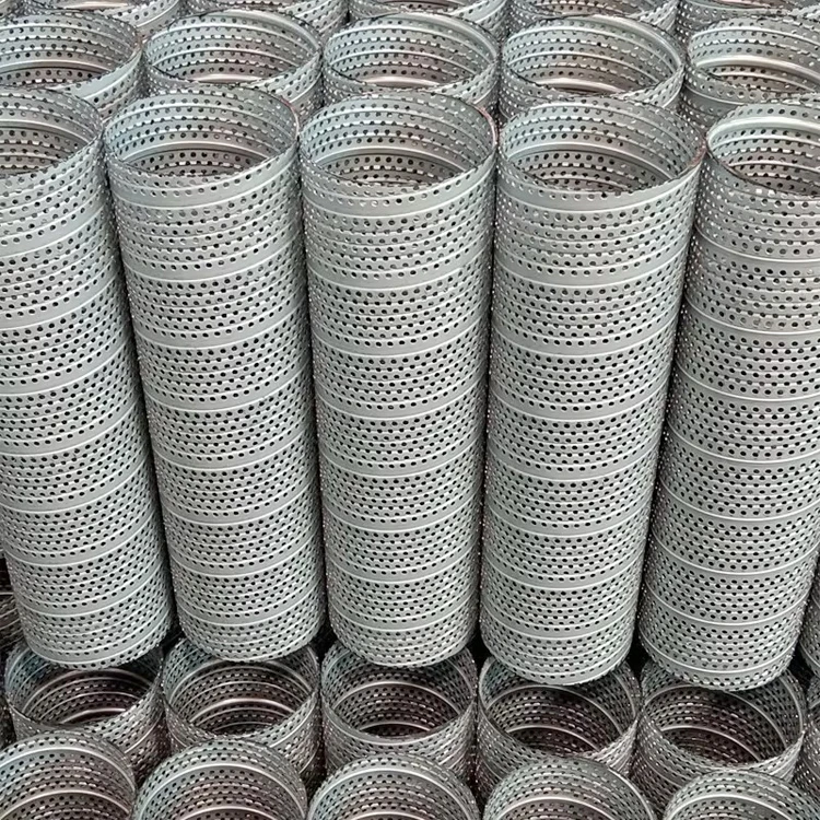 Small Oil Filter Expanded Metal Spiral Tube Making Machine