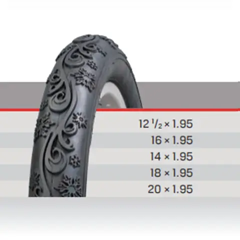 Bicycle Tire 12 1/2 X 1.95 / 2 1/4 Tyres for Bike Wholesale Factory Direct Hot Selling Tread High Quality