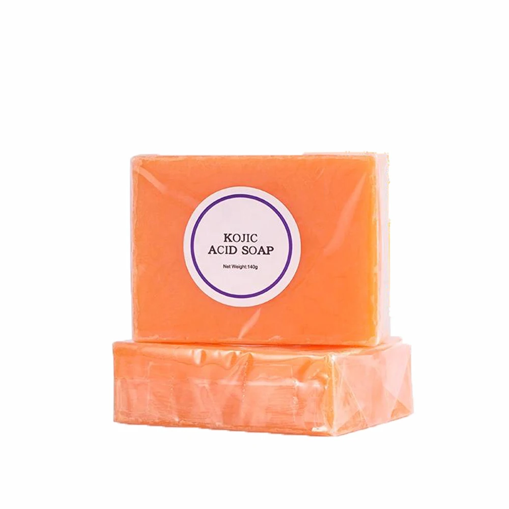 Private Label Whitening Soap Anti Acne Handmade Lemon Turmeric Soap Rose And Kojic Acid Soap