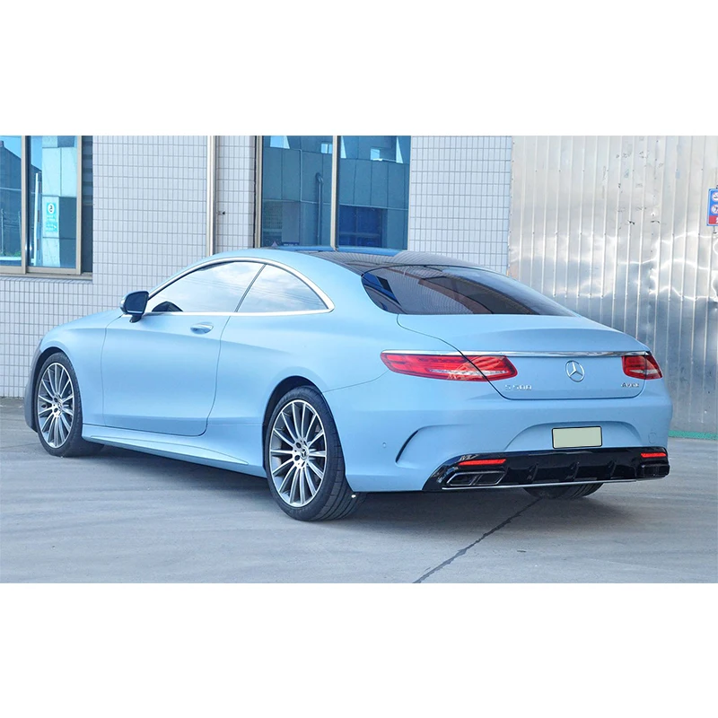 AMG S65 S63 bodykit front bumper rear diffuser with tips  for mercedes for benz S coupe 2014-2021