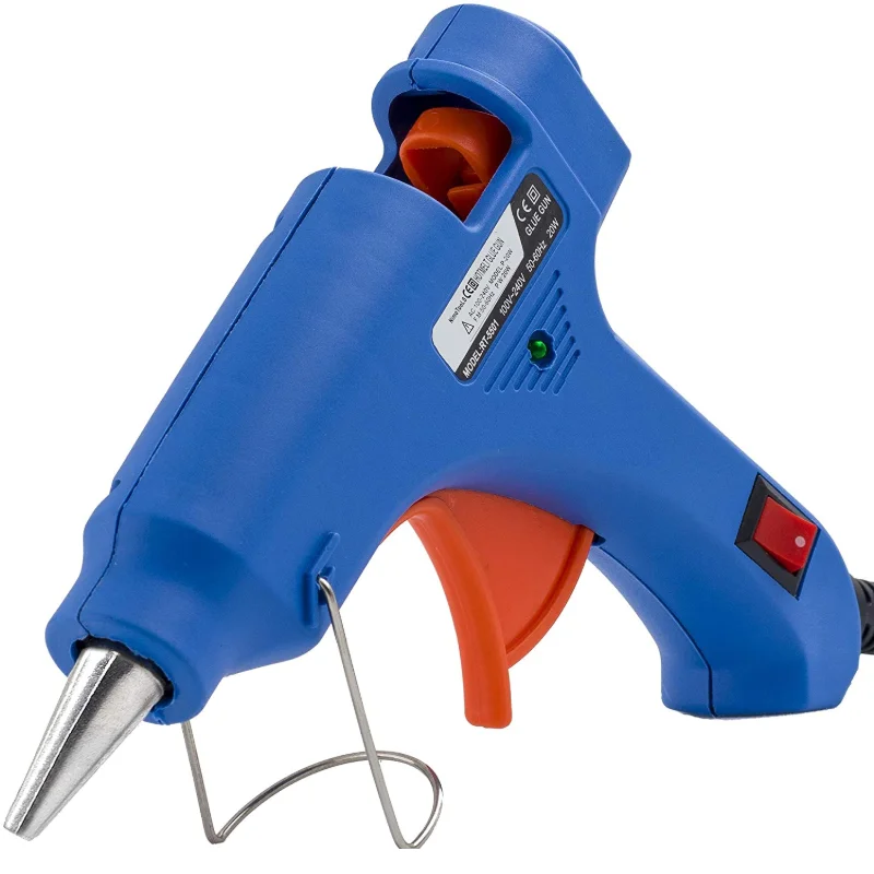 
Hot Glue Gun Kit Safe for Kids 20W High Temp Gluing Pen for Crafts Jewelry Small Mini Glue Gun 