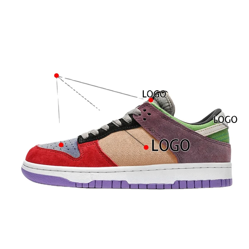 Factory Designer Custom Wholesale Manufacturer High Quality Genuine Leather Low Dunks Customized SBDUNK Men Basketball Shoes