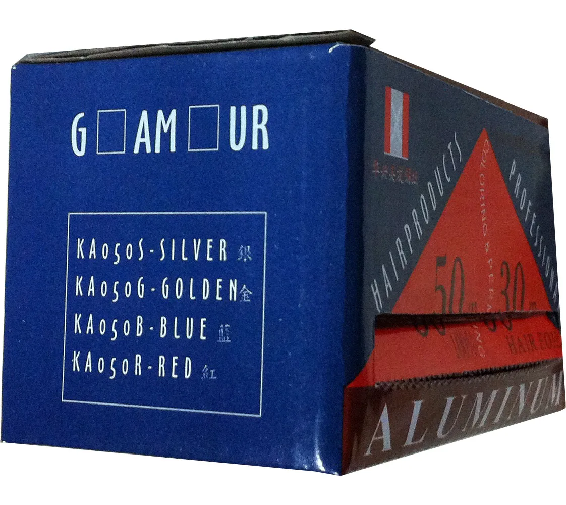 hair dressing coloring embossed alu alu aluminum hair foil roll hairdressing