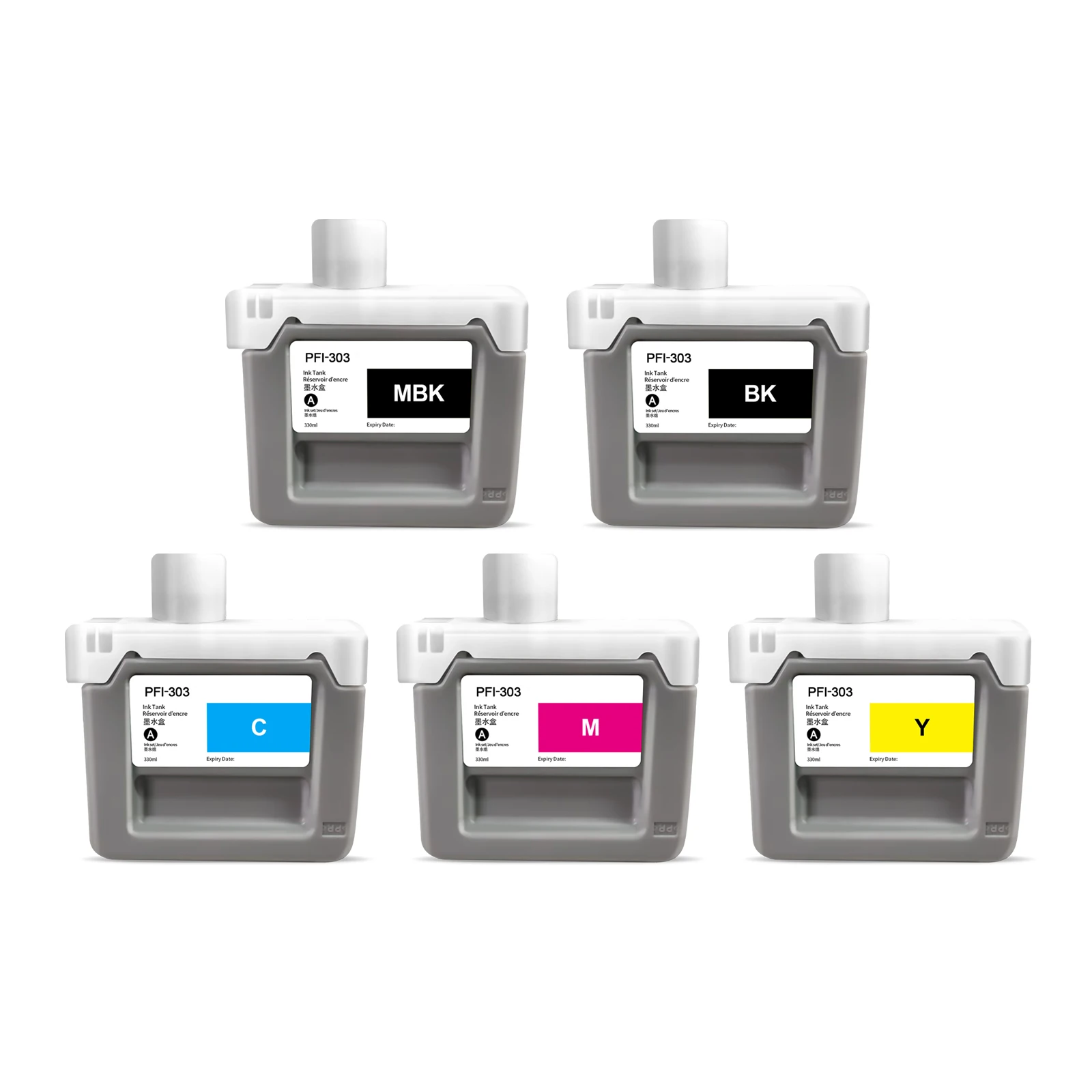 Wide format ink cartridge PFI-303 for CAN printer iPF 810/810pro/820/820pro