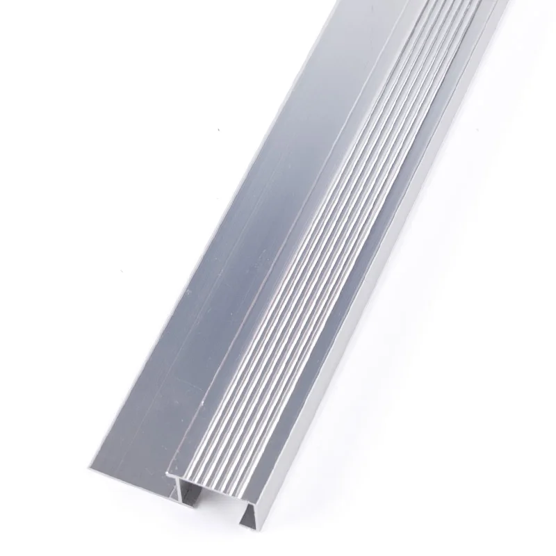Foshan FSF Laminate Floor Easy Installation Application Aluminum Metal Strips Ceramic Tile Stair Nosing Trim