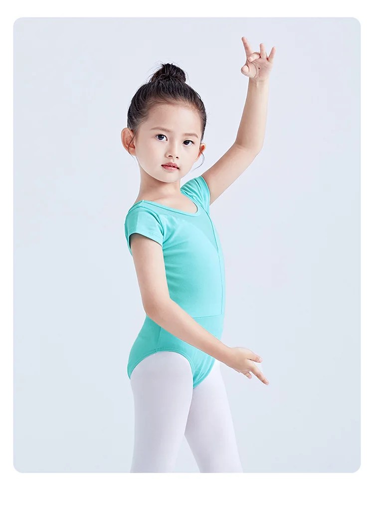 Wholesale Cheap Girls Training Leotards Dance Wear Costumes Cute  Kids Dance Leotards