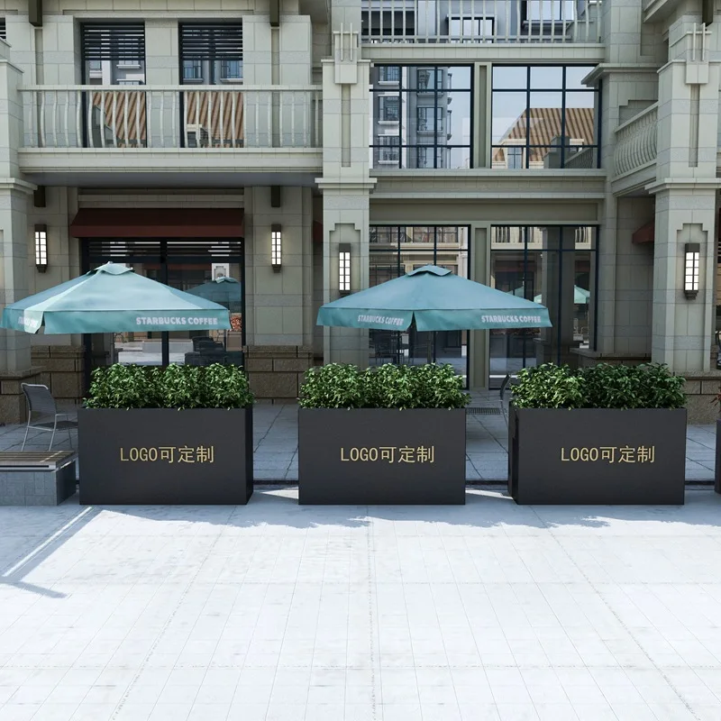 customized large metal indoor plant flower pots planters