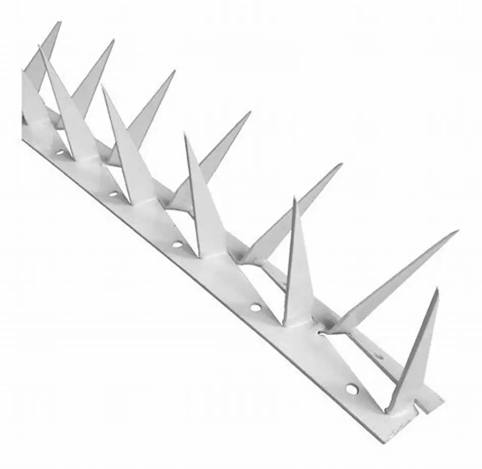 Оцинкованные стальные анти-восходящие шипы защитные настенные для