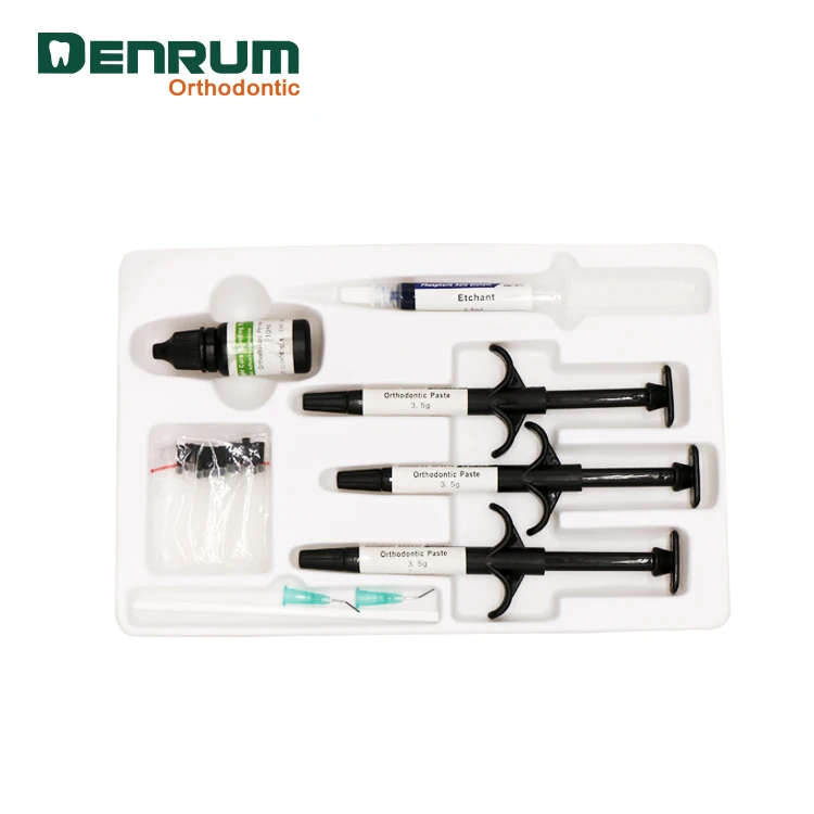 Light Cure Dental Orthodontic Etchant Gel Composite Adhesive Bonding