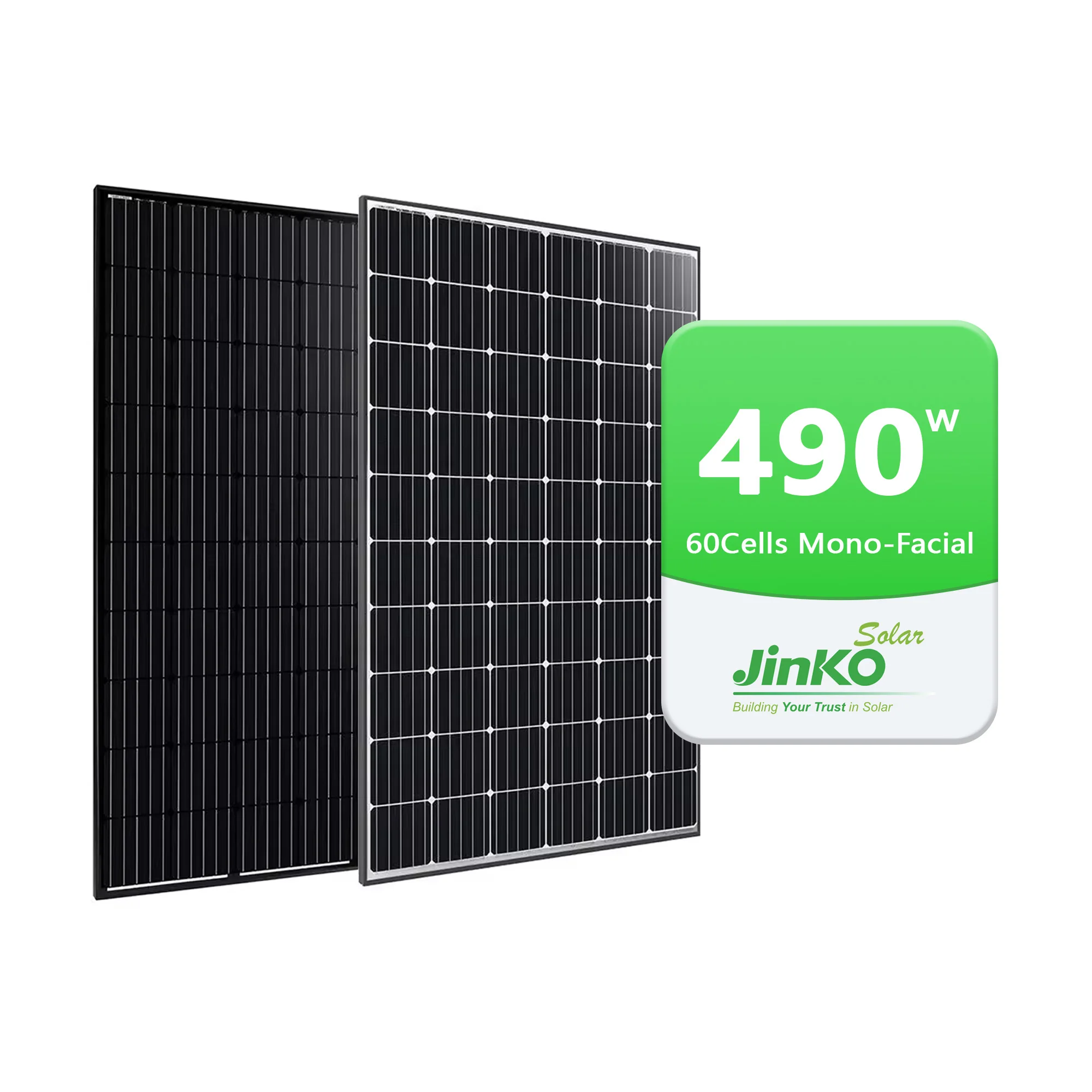 JINKO Tiger Neo 490W 60HL4-(V) монолицевая солнечная панель с английским упаковочным листом английская внешняя коробка pv модуль