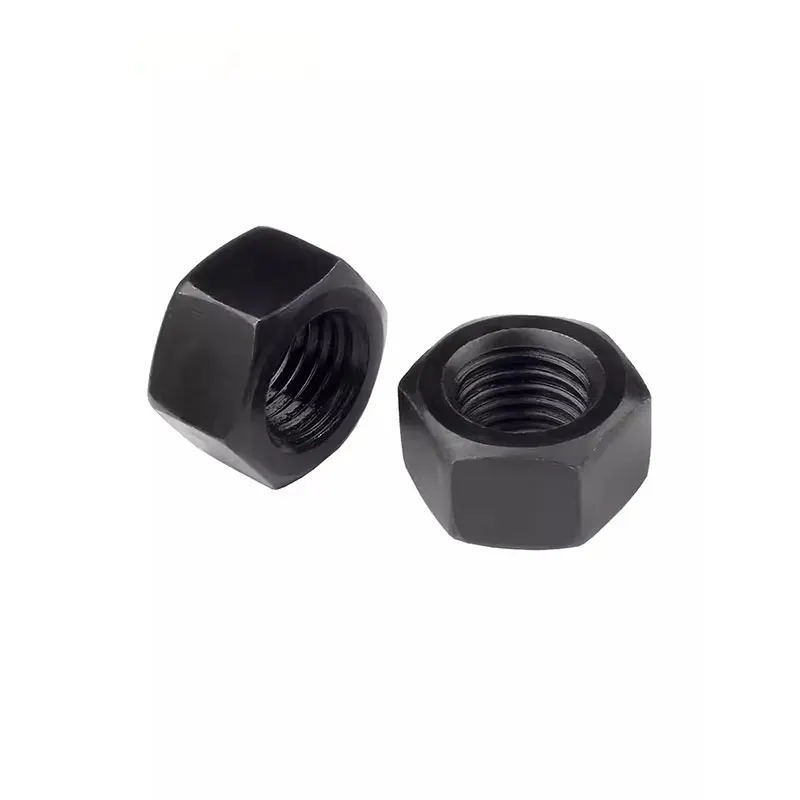 8.8 Class Black High Strength Nut Hexagonal Nut Cap M4 5 6 10 12 14 16 18 20 22 24 30 32 36