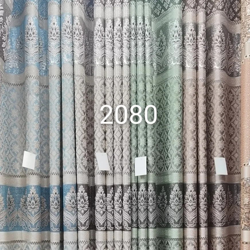 china factory good price 100% polyester jacquard upholstery curtain home use curtain fabric hometetxtile