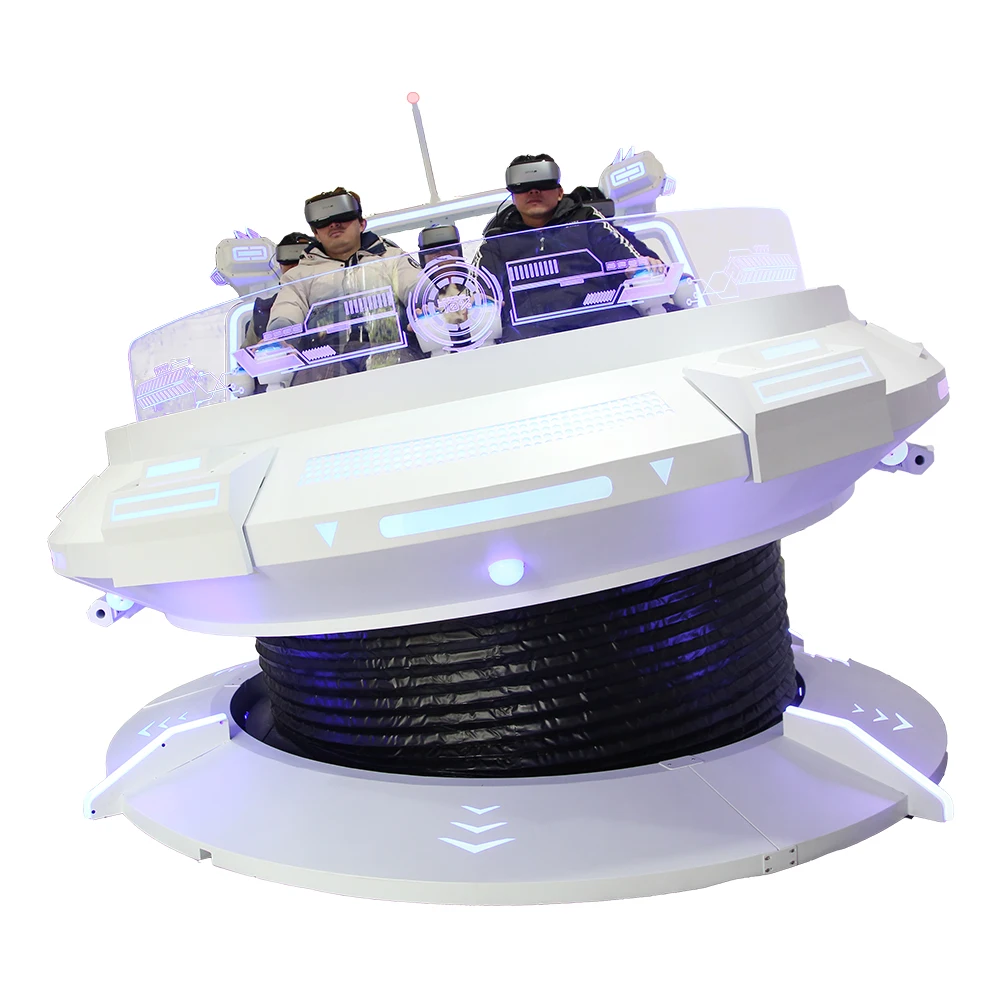 OEM Service 5 Seats Star VR UFO 360 Degree Rotation Interactive VR Equipment Dynamic Magic Motion Flight Simulator