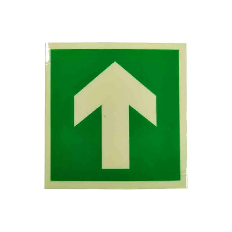 Glow In The Dark IMO Symbols Photoluminescent Vinyl Signage Luminous Exit Sticker