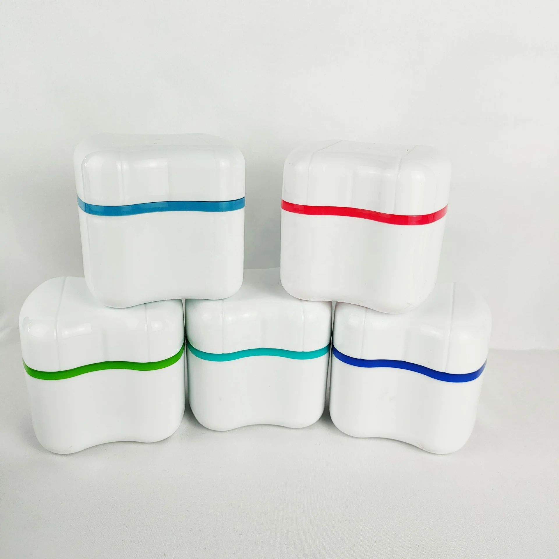 Dental consumables Denture box with filter holder box Denture case