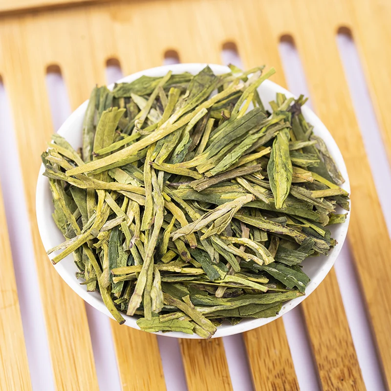 organic west lake dragon well tea long jing (dragon well) unprocessed tea leaves