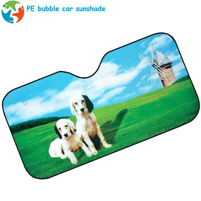 Solar parasol aluminum hot summer PE bubble sunshade car parking sunshade