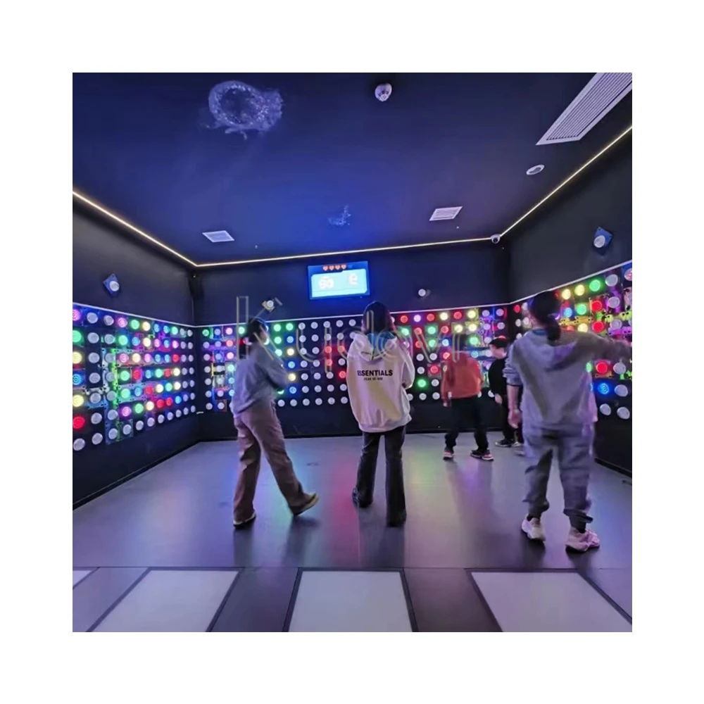Custom Kydavr Interactive Party Activate Gaming Room Hand-eye Coordination Push Led Light Button Active Game to Play