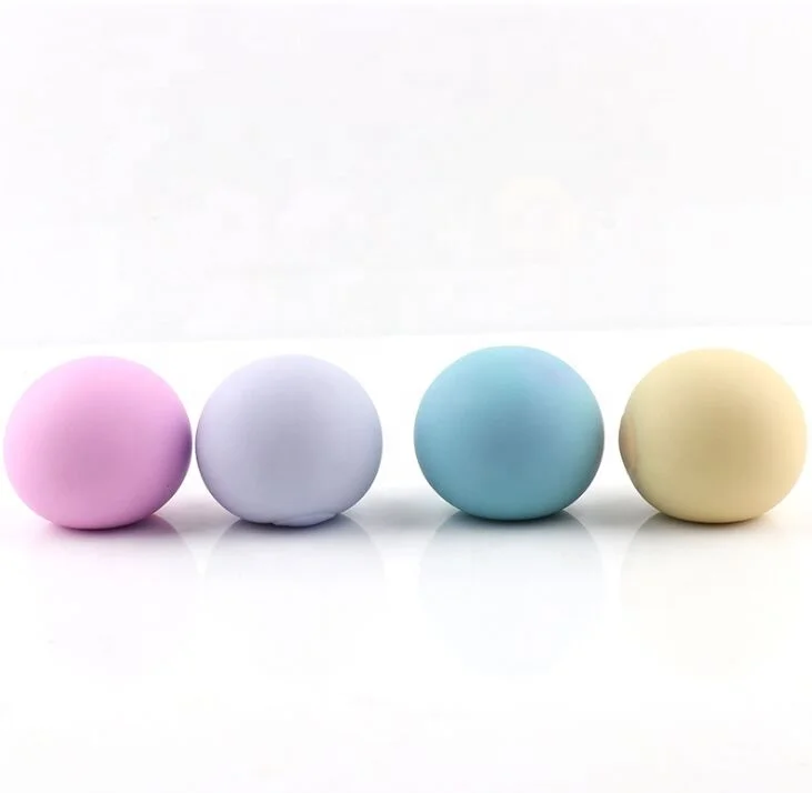 Stress Relief Toy Glow In The Dark TPR Slow Rising Squishy Sticky Ball Fidget Sensory Ball