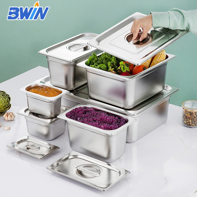Hotel Buffet Food Serving Gastronorm Container Chafing Dish Gn Pan