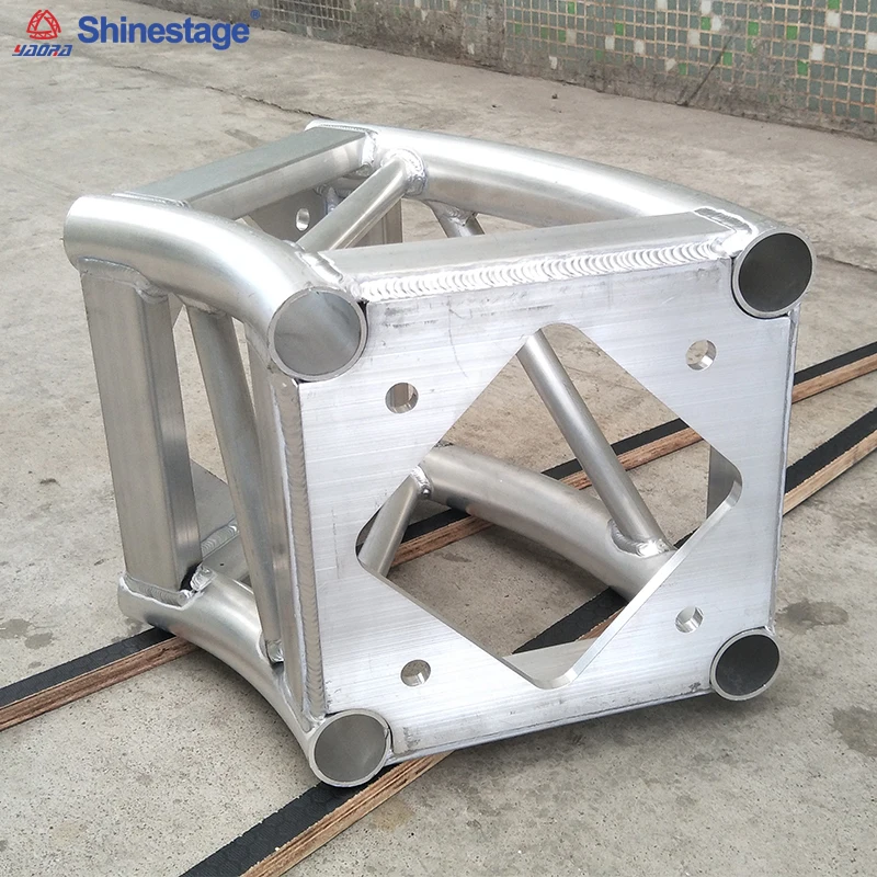 Новая Простая установка алюминиевая Болтовая ферма 45 градусов угловая коробка для витрины ферм