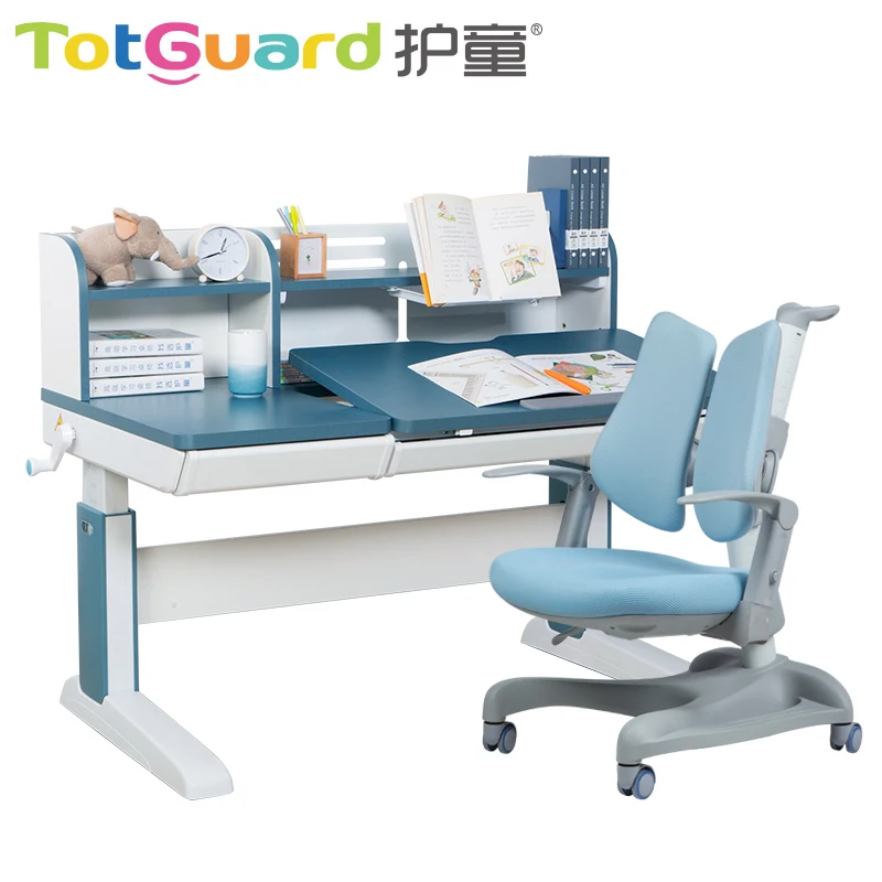 hot sale ergonomic MDF  study desk chair for children