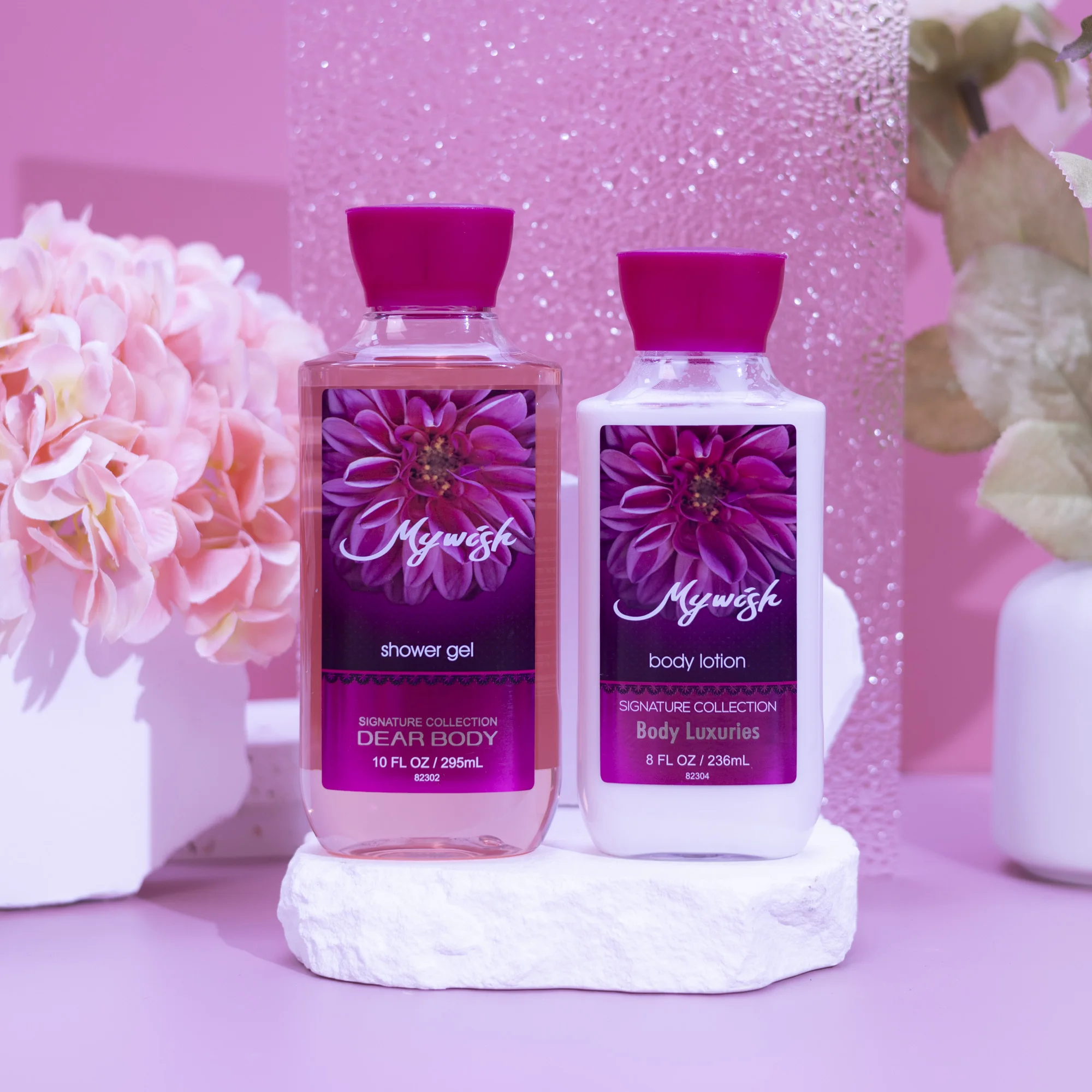 A Thousand Wishes 236ml perfumed body lotion refresh 295ml body wash