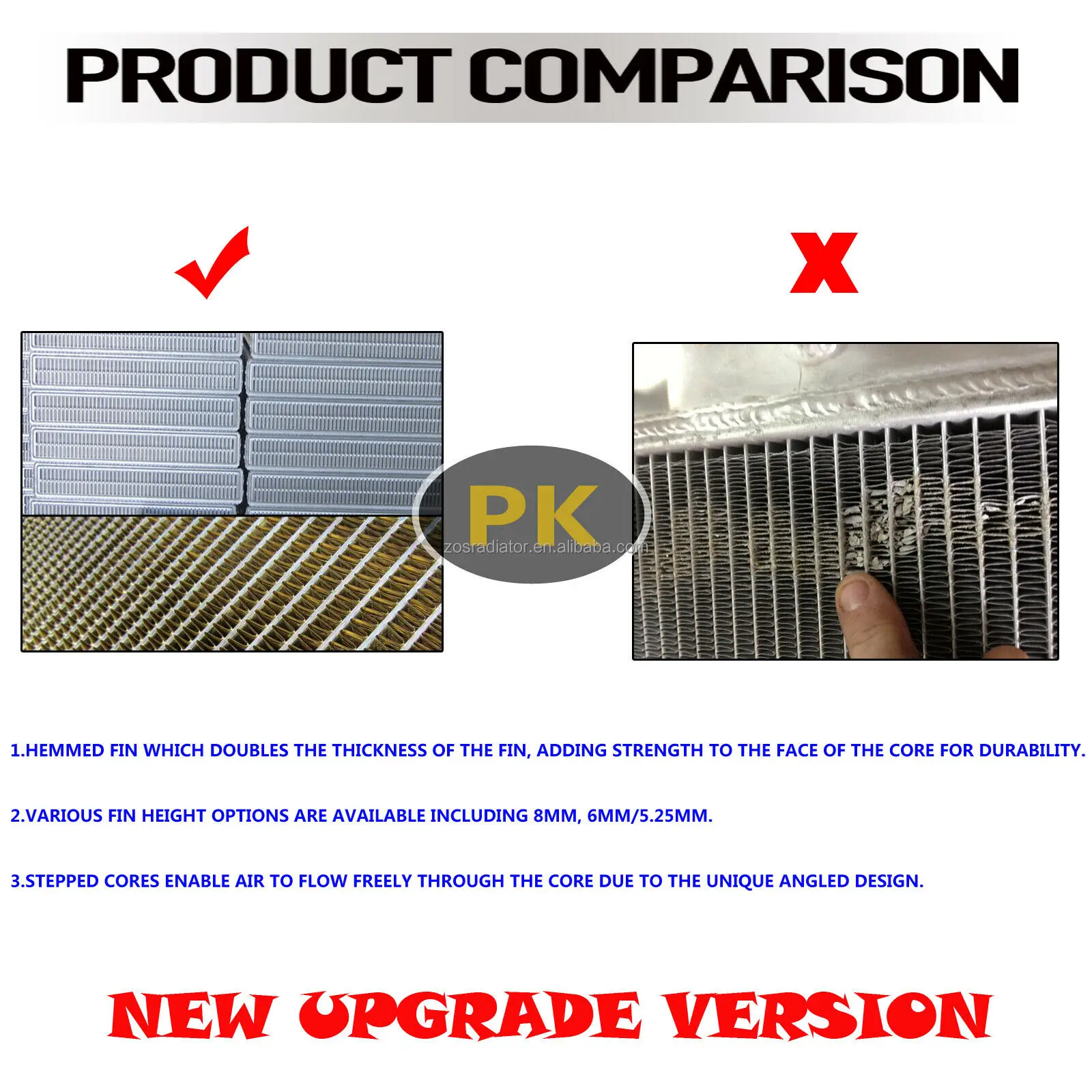 Tube  Radiator For Mitsubishi Pajero 3.0L NA NB NC ND NE NF NG NH NJ NK 1992-1996