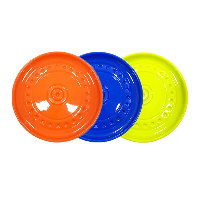 Wholesale pets toys and accessories silicone soft dog frisbeed pet bite resistant flying discs for training dogs pet toys chew