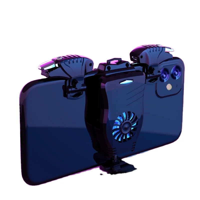 G3 high speed burst trigger button 4 frequencies and mobile radiator cooler controller for PUBG