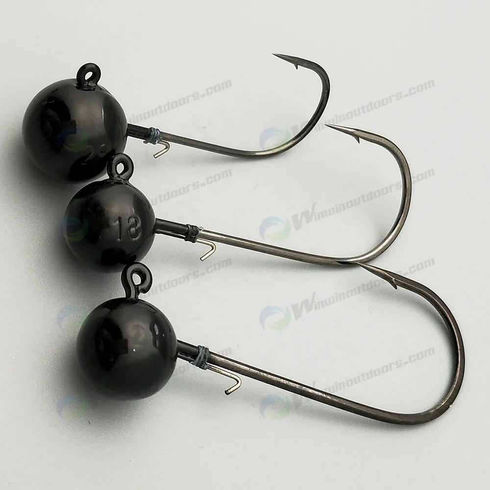 Hot selling Tungsten Ball Jig Head fishing jig and weight 3/8 oz