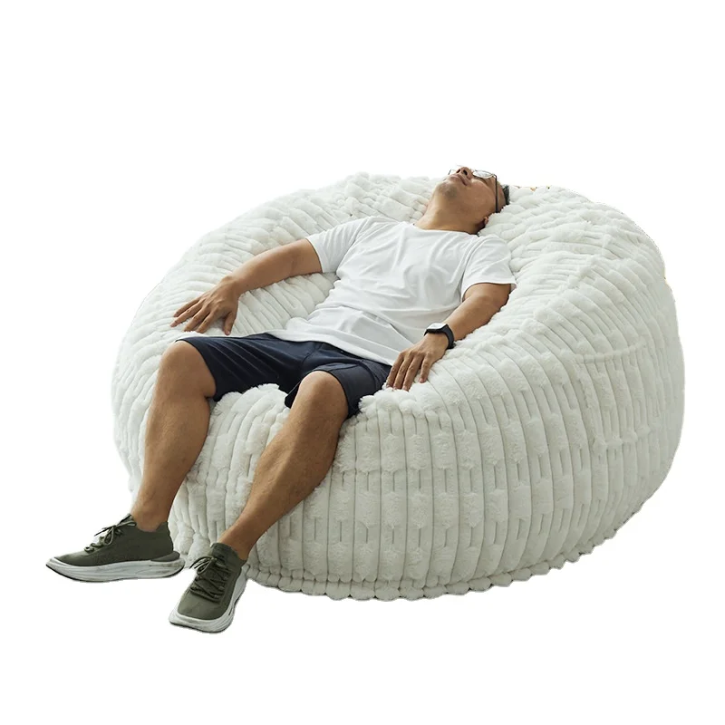 Living Room Memory Foam Giant Relaxing Luxurious Comfortable Reclining Large Bean Bag For Adults