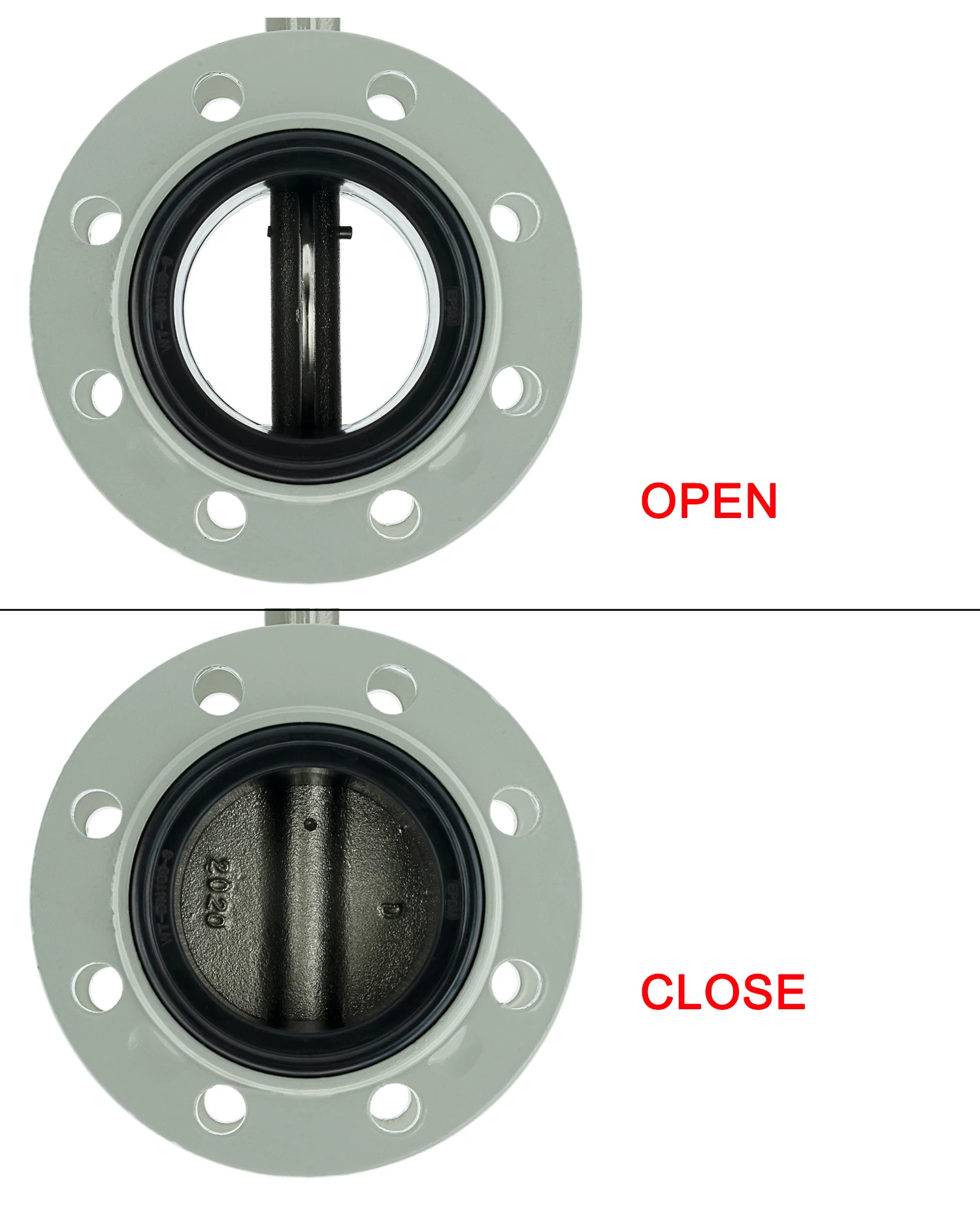 10 inch double offset dn250 centerline pneumatic flange soft seal ductile iron sewage butterfly valve