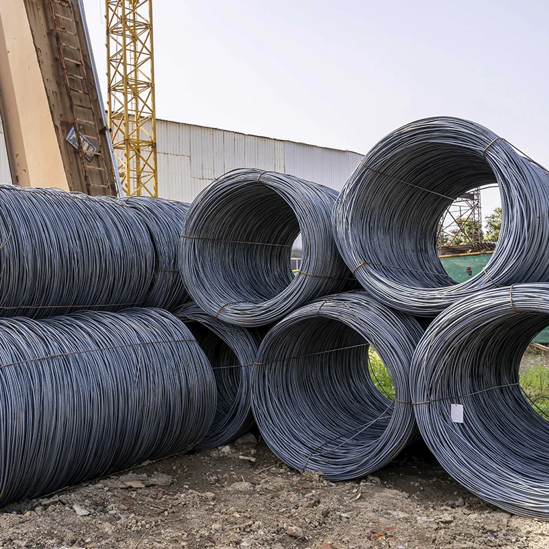 High tensile ss400 q195 q235 q345 galvanized surface 5mm hot rolled steel wire