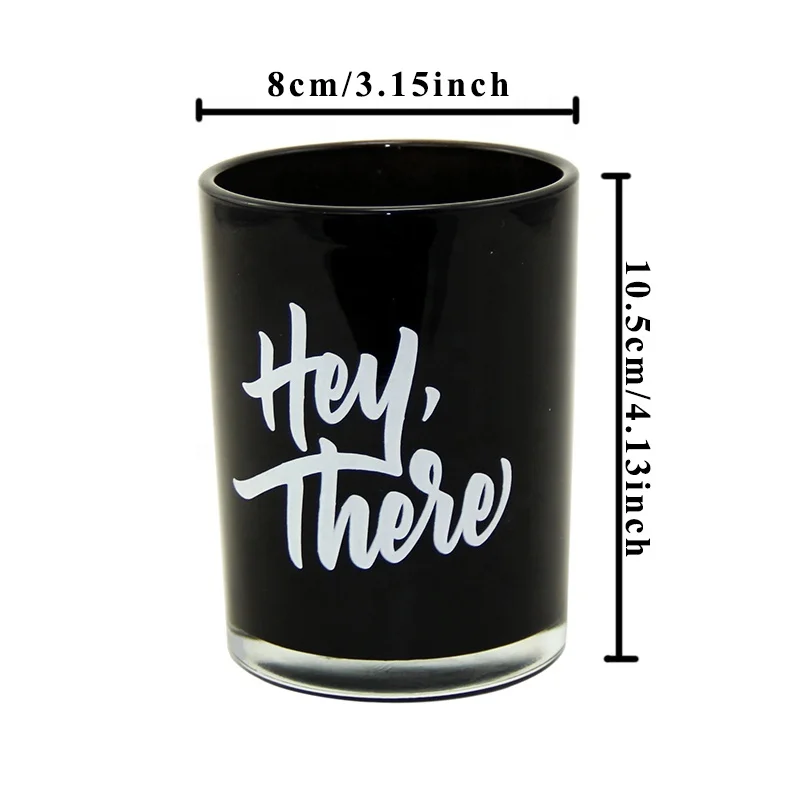 Handmade Candle Natural Fragrance Gift Sets Festival Aromatherapy Vanilla White Glass Cylinder Soy Candles Essential Oil