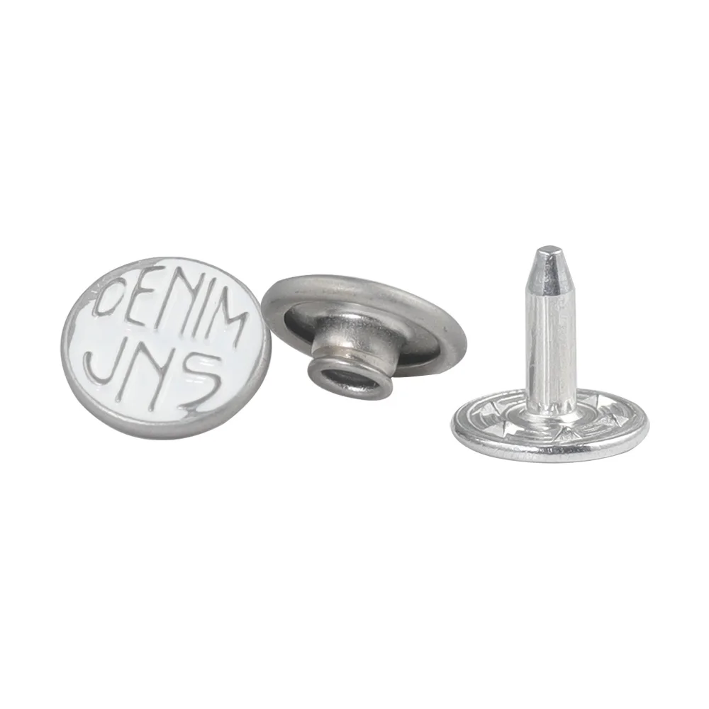 Yinying Manufacturer Custom Decorative Jeans Rivet 9.5MM OEM Shape Metal Brass Rivet for Jeans and Garment Accessory