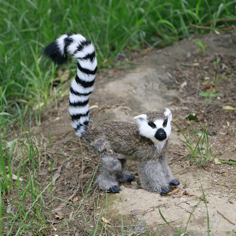 Hot Selling lifelike  Lemur Plush Animals Lively Lemur Plush Toys Holiday Gifts