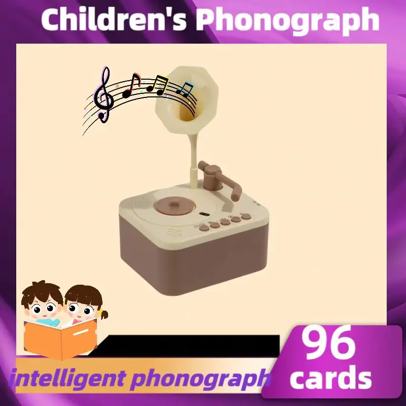 Unisex Kids Music Player Toy Early Childhood Education Gramophone Phonograph Story Machines for 2-4 & 5-7 Years Made of Plastic