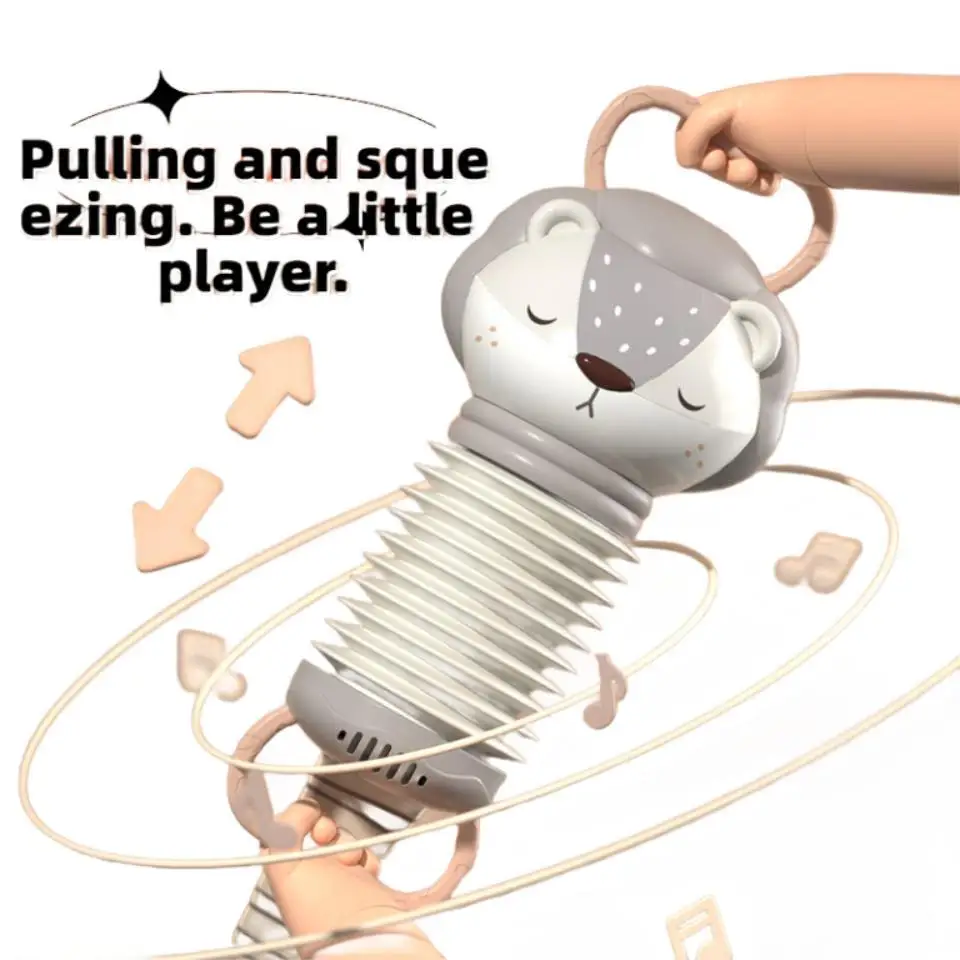 Hot Selling Accordion Toy Baby Musical Instruments Toys Early Music Learning Sensory Toys For Toddlers