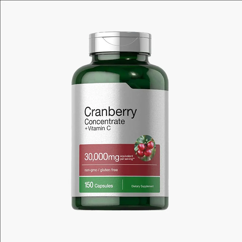 Cranberry Concentrate Extract Capsules + Vitamin C Triple Strength Ultimate Potency Formula Quick Release Capsules
