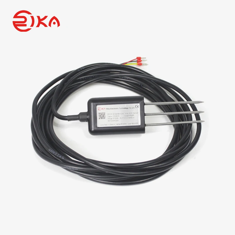 RIKA RK520-01 Factory Price FDR Soil Temperature Moisture Testing Probe Sensor for Garden/Farm/Greenhouse